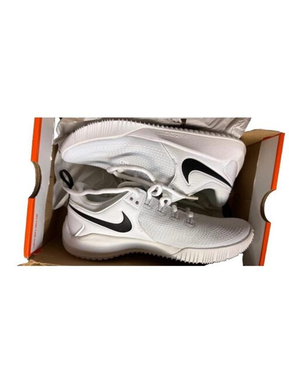 Nike Zoom HyperAce 2 Womens Volleyball Shoes 6.5 White Black AA0286-100 New